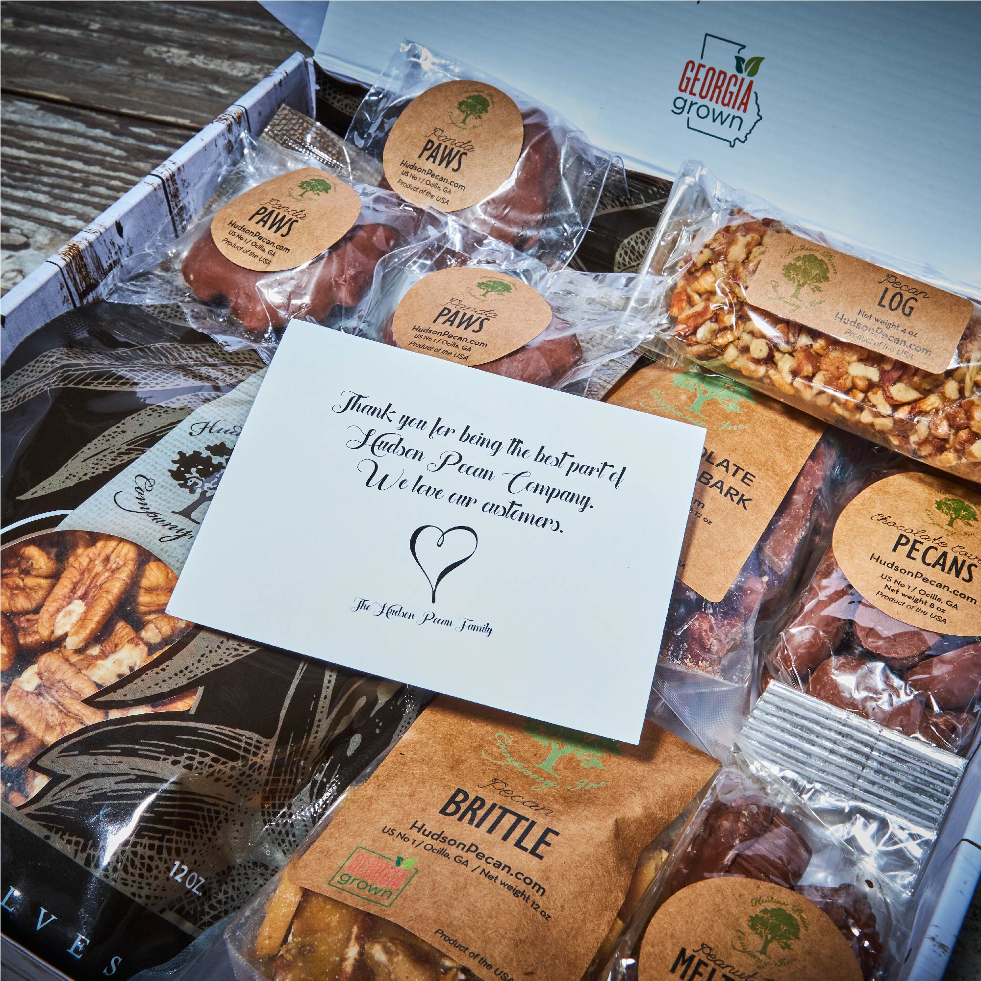 Medium Pecan Gift Box - Hudson Pecan Company