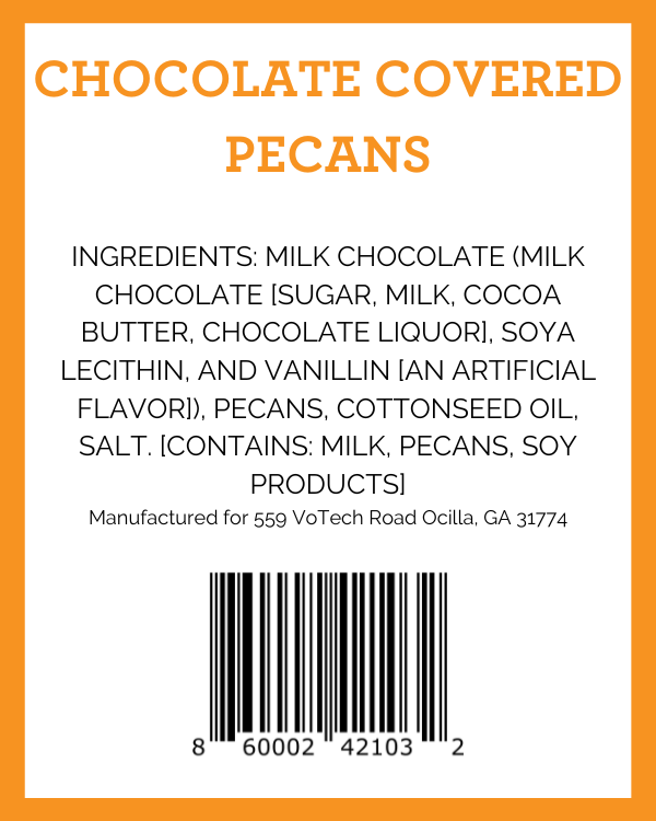 Milk Chocolate Covered 3-Pack - Hudson Pecan Company