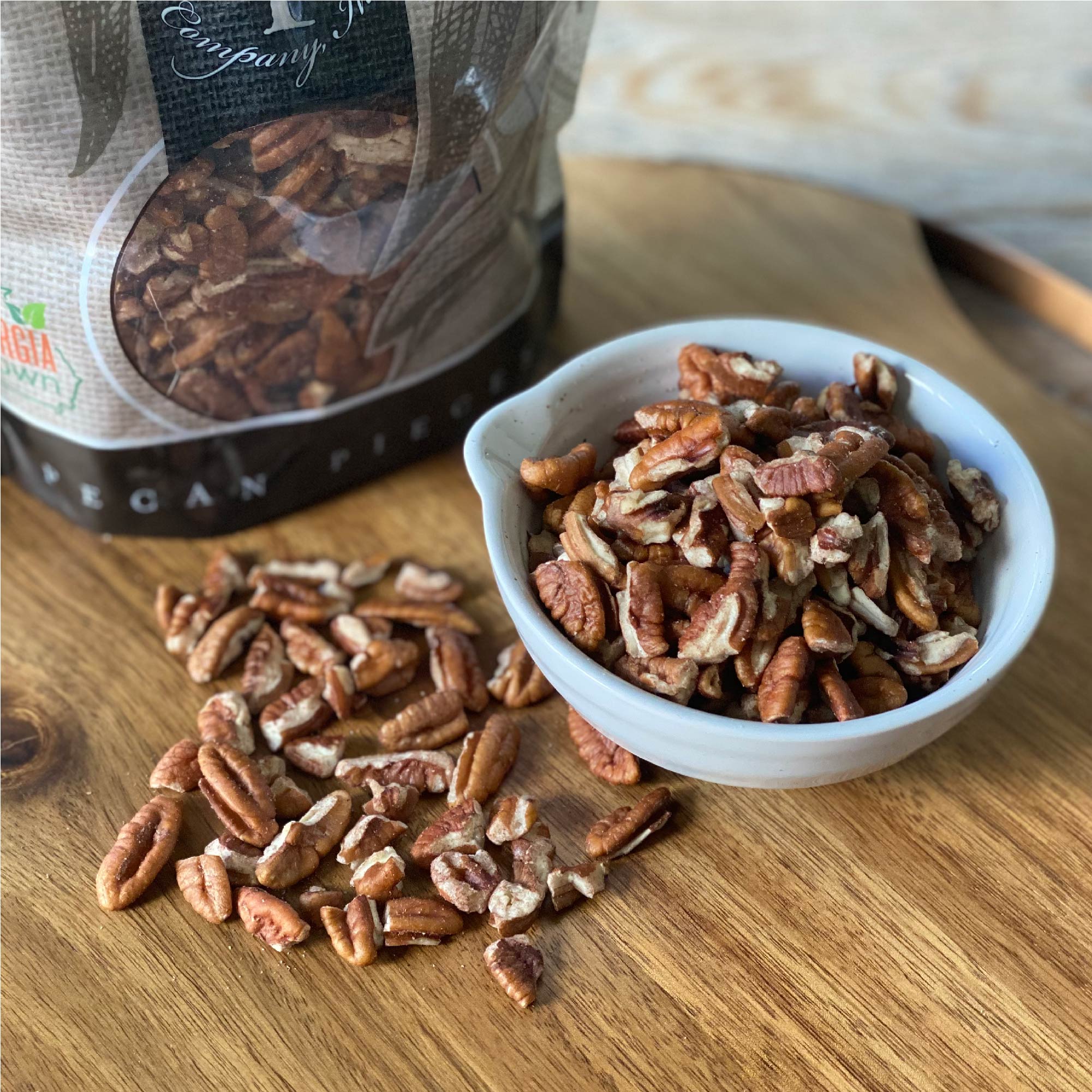 Fancy Pecan Pieces - Hudson Pecan Company