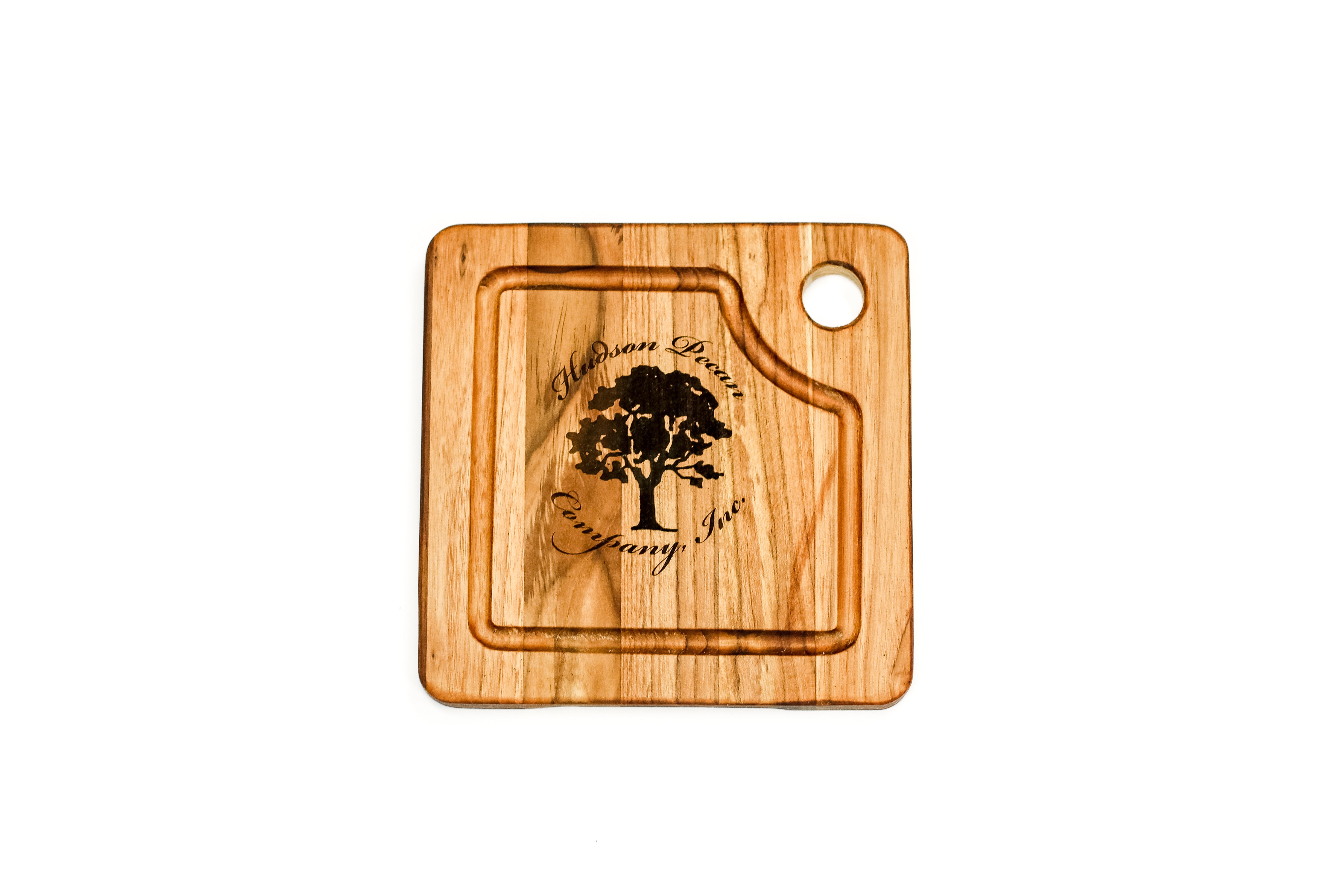 Teakhaus Square Marine Cutting Board with Juice Canal