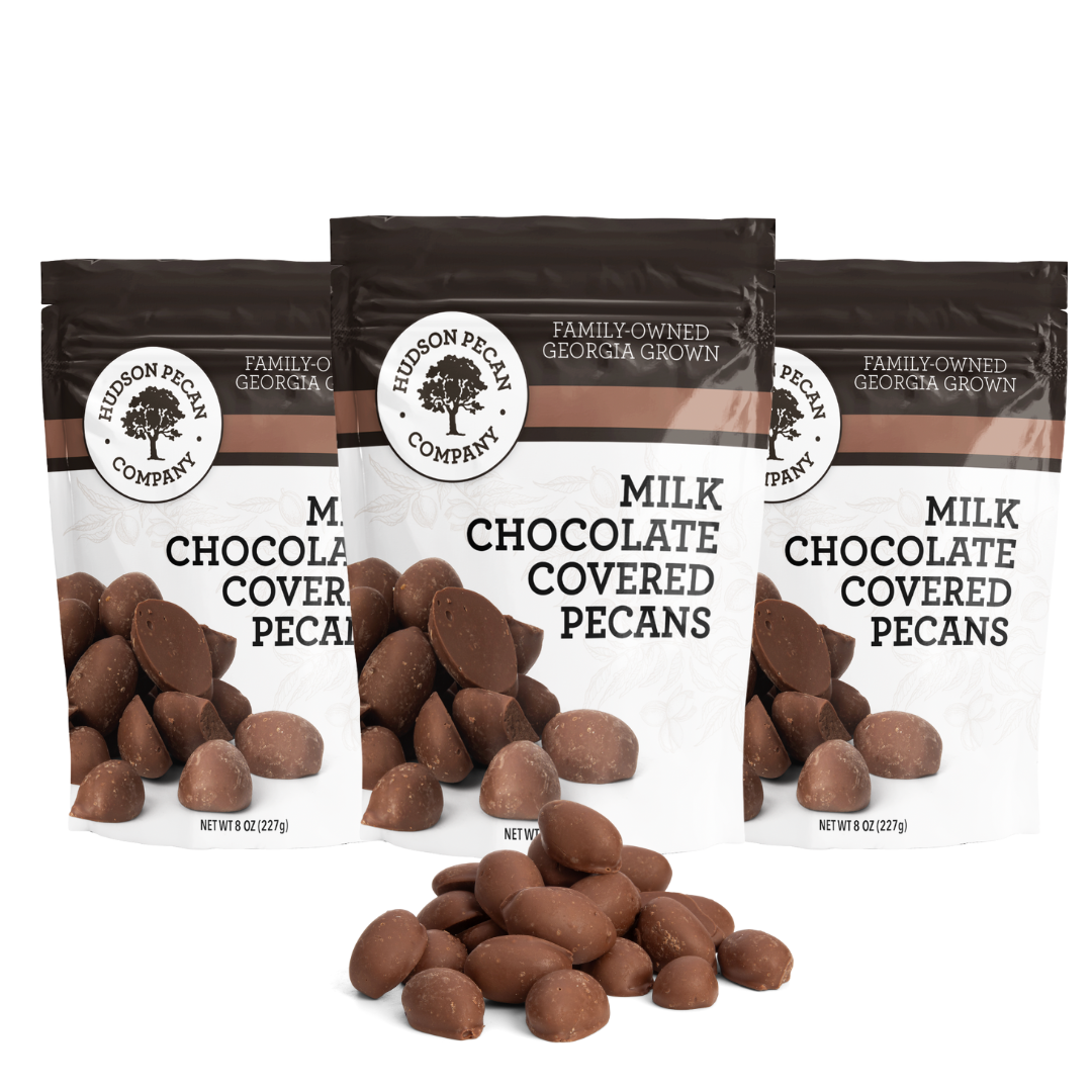 Milk Chocolate Covered 3-Pack - Hudson Pecan Company