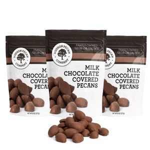 Milk Chocolate Covered 3-Pack – Hudson Pecan Company Milk Chocolate Covered 3-Pack – Hudson Pecan Company