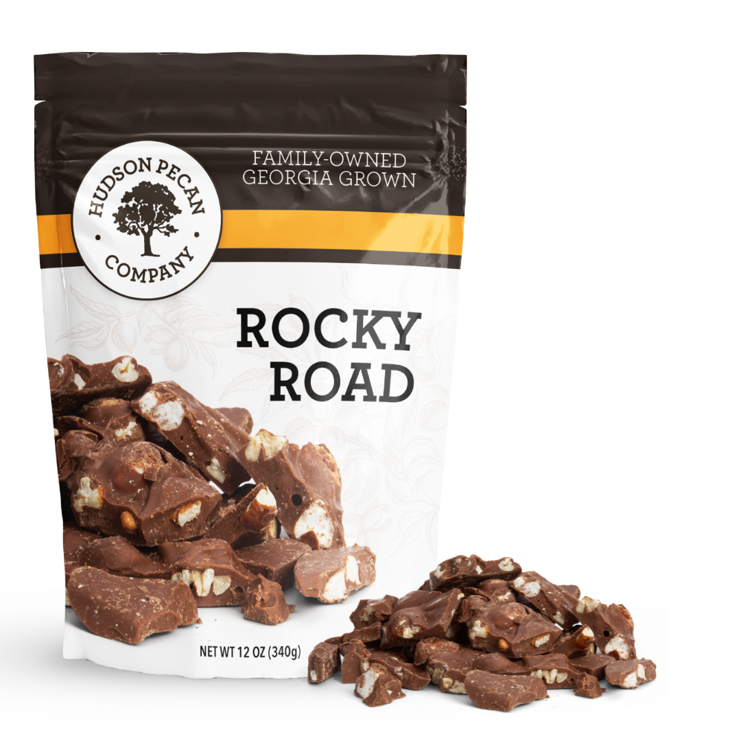 Milk Chocolate Rocky Road Bark - Hudson Pecan Company